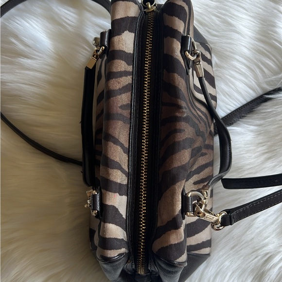 Wild Safari Chic Coach Brown Tan Animal Print  Shoulder Bag - Picture 8 of 11